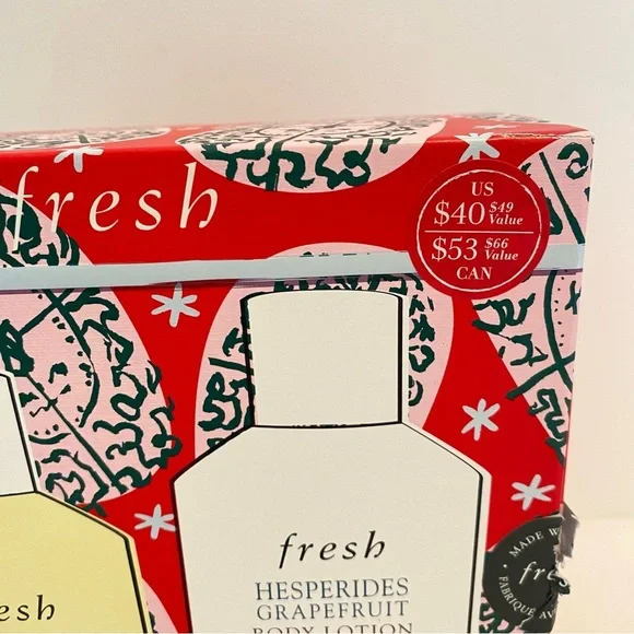 Fresh Hesperides Grapefruit Body Wash & Lotion Duo Gift Set New With Tags - Picture 10 of 10